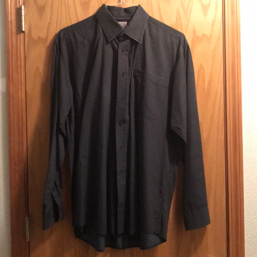 Cinch Black button men’s dress shirt